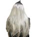 Halloween horror ghost face haunted house mask headgear ghost face devil mask haunted house scary silver haired ogre_maomaolike.com