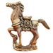 Solid Horse Ornament Yellow Copper Instant Wealth Desktop Craft Decoration Antique Old Brass Small Gift_maomaolike.com