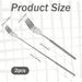 1pc Expandable Stainless Steel Fork- 8.7 To 25.4 Inches, Adjustable Length For BBQ, Durable And Portable Design_maomaolike.com