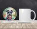 Schnauzer Luau Large Sandstone Coasters Pack Of 4 Absorbent Round Coasters Decor Gifts For Men Or Women, 4 In, Multicolor_maomaolike.com