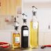 150ML/250ML/500ML Pot Plastic Leak-proof Kitchen Seasoning Soy Sauce Vinegar Transparent Olive Oil Bottle_maomaolike.com
