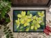 South Carolina Yellow Jessamine In Watercolor Doormat Front Door Mat Indoor Outdoor Rugs For Entryway, Non Slip Washable Low Pile, 24H X 36W_maomaolike.com