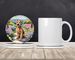 Lakeland Terrier Spring Path Large Sandstone Coasters Pack Of 4 Absorbent Round Coasters Decor Gifts For Men Or Women, 4 In, Multicolor_maomaolike.com