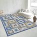 Living Room Rug,Large Rug,Oversized, Gold Leaves Design,Bedroom Rug,Soft And Thick, Machine Washable, Thickened Rug, Bedside Rug,Decorative Indoor Rug_maomaolike.com