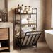2-Tier Laundry Hamper With Tilt-out Basket For Bathroom, Bedroom, Dorm, And Laundry Room_maomaolike.com