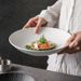 Ceramic Dinner New Deep Dish Good-looking Salad Soup High-end Sense Of Light Luxury Western Food Plate_maomaolike.com