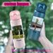 1pc Customized Sports Bottle, Photo&text, 780ml/26oz Outdoor Travel Leakproof Plastic Water Bottle With Rope_maomaolike.com