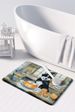 Akita Fall Kitchen Pumpkins Memory Foam Kitchen Mat Machine Washable Anti-Fatigue Mat Cushion Comfort Bath Mat Or Kitchen Rug_maomaolike.com