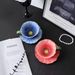 Particularly Beautiful Design Sense Niche High-Value Latte For Women Exquisite Coffee Cup And Saucer Set_maomaolike.com