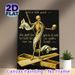 Memento Mori Painting Poster, Vintage Gothic Skeleton With Cross & Skull On Coffin Poster, Dark Retro Art Decor Suitable For Gothic-style Living_maomaolike.com
