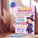 Bible Verse Joshua 1:9 Painting Poster, Vibrant Cartoon Wizard Themed Poster, Uplifting Encouraging Message Suitable For Bedroom, Living Room_maomaolike.com