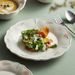 Hand-Painted Small Flower Ritual Sense Tableware French Pastoral Ins Style High-End Plate Lace Ceramic Household Rice_maomaolike.com