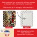 Greyhound And Santa Claus Porcelain Ornament Christmas Tree Hanging Decorations For Home Christmas Holiday, Rectangle, Gift, Multicolor_maomaolike.com