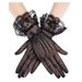 Unisex Summer thin sexy mesh gloves black and white red ceremonial women's wedding high elastic spandex sunscreen gift gloves_maomaolike.com