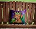 Rhodesian Ridgeback King Of Mardi Gras Throw Pillow Machine Washable, Indoor Outdoor Decorative Pillow For Couch, Bed Or Patio, 14Hx14W_maomaolike.com