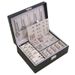 Simple Jewelry Box With Lock, Large-capacity Double-layer Pu Leather Jewelry Storage Box, Stud Earrings, Necklace Storage Box_maomaolike.com