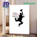 Lucky Chimney Sweep Quote Painting Poster, Minimalist Black Silhouette Poster, Whimsical Luck-inspired Design, Ideal For Living Room And Entryway_maomaolike.com