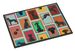 Lots Of Black Great Dane Doormat Front Door Mat Indoor Outdoor Rugs For Entryway, Non Slip Washable Low Pile, 24H X 36W_maomaolike.com