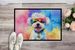 Bichon Frise Hippie Dawg Doormat Front Door Mat Indoor Outdoor Rugs For Entryway, Non Slip Washable Low Pile, 24H X 36W_maomaolike.com