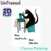 Sewing Cat Painting Poster, Adorable Cartoon Black Cat Using Sewing Machine Poster, Playful Pun Design, Suitable For Sewing Room And Craft Space_maomaolike.com