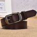Women's Casual All-Match Brief Genuine Leather Women Strap Pure Color Belts Top Quality Jeans Belt WH001_maomaolike.com