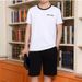 Men's Clothing Middle aged and elderly men's casual suits summer men's short sleeved shorts dad's loose clothes grandfather thin two piece suit_maomaolike.com
