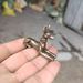 Lying Dog Retro Copper-Plated Desktop Small Ornament Wealth-Enhancing Twelve Zodiacs Cultural Plaything Tea Pet Decoration Craft C_maomaolike.com