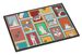 Lots Of Grey Siberian Husky Doormat Front Door Mat Indoor Outdoor Rugs For Entryway, Non Slip Washable Low Pile, 24H X 36W_maomaolike.com