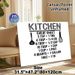 Kitchen Measurement Cheat Sheet Painting Poster, Minimalist Black & White Graphic Poster, Practical Cooking Measurement Reference For Home Kitchen_maomaolike.com