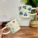 New Creative Hand-Pulled Ceramic Coffee Cup & Saucer - Adorable Style Ceramic Mug_maomaolike.com