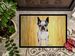 Boston Terrier Walker Two Doormat Front Door Mat Indoor Outdoor Rugs For Entryway, Non Slip Washable Low Pile, 24H X 36W_maomaolike.com