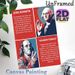 US Founding Fathers Painting Poster, Vibrant Retro-style George Washington & Benjamin Franklin Portrait Poster, Informative Historical Content Ideal_maomaolike.com