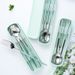 304 Stainless Steel Portable Cutlery Set 2/3Pcs Spoon Fork Chopsticks With Case For Travel Camping And Outdoor Dining Sturdy_maomaolike.com