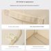 Dual Open Oxford Cloth Storage Box With Steel Frame, Stackable Foldable Clothes Organizer Bin For Wardrobe Quilt Blanket_maomaolike.com