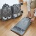 Non-Woven Hanging Shoe & Clothing Storage Bags - Lightweight Portable Hanging Organizers With Multi-Color Options Compatible For Closet, Wardrobe_maomaolike.com