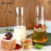 1/2PCS 30oz Clear High Borosilicate Glass Bedside Carafe Set With Tumbler - Hot Cold Water Pitcher For Juice Tea Coke_maomaolike.com