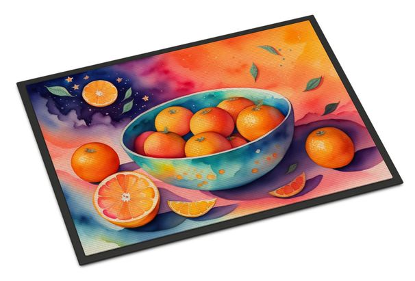 Colorful Oranges Doormat Front Door Mat Indoor Outdoor Rugs For Entryway, Non Slip Washable Low Pile, 24H X 36W_maomaolike.com