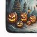 Krampus The Christmas Demon Spooky Halloween Memory Foam Kitchen Mat Machine Washable Anti-Fatigue Mat Cushion Comfort Bath Mat Or Kitchen Rug_maomaolike.com
