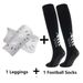 Unisex Adult Thickened Football Socks Leg Pads Combination Set Decorated With Rubber Non-slip Socks_maomaolike.com
