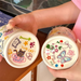 Childhood Graffiti Butterfly Cream Ceramic Cup Office Coffee Cup Couple Breakfast Cup_maomaolike.com