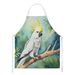 Sulphurcrested Cockatoo Apron Cooking Kitchen Server Baking Crafts Gardening For Adult Women Men, Unisex, Large, Multicolor_maomaolike.com