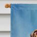English Bulldog Happy Birthday House Flag Large Porch Sleeve Pole Decorative Outside Yard Banner Artwork Wall Hanging, Polyester, House Size, Multicolor_maomaolike.com
