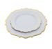 Premium Disposable Tableware Set – Gold Silver Rim Plates, Cutlery Glasses (Elegant Red White, PS Plastic, Perfect For_maomaolike.com