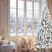 7ft PVC/Hard Needle Mixed Flocked Tree_maomaolike.com