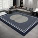 Living Room Rug Large Size Gorgeous Gold Frame Design Bedroom Rug Plush Thickened Machine Washable Thickened Underlay Interior Decorative Rug_maomaolike.com