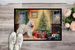 Samoyed Cozy Christmas Doormat Front Door Mat Indoor Outdoor Rugs For Entryway, Non Slip Washable Low Pile, 24H X 36W_maomaolike.com