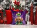Poodle King Of Mardi Gras Throw Pillow Machine Washable, Indoor Outdoor Decorative Pillow For Couch, Bed Or Patio, 18Hx18W_maomaolike.com