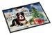 Entlebucher Mountain Dog Cozy Christmas Doormat Front Door Mat Indoor Outdoor Rugs For Entryway, Non Slip Washable Low Pile, 24H X 36W_maomaolike.com