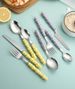 304 Stainless Steel Pearl Knife, Fork, Spoon, Ceramic Handle, Western Tableware Set, Creative High Aesthetic Value,_maomaolike.com