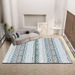 Living Room Rug Large Size Gorgeous Gold Frame Design Bedroom Rug Plush Thickened Machine Washable Thickened Underlay Interior Decorative Rug_maomaolike.com